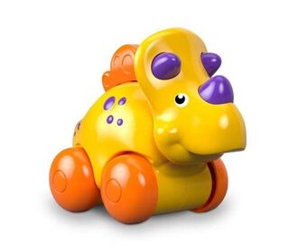 Juguetrón Mattel fisher-price carrito de dinosaurio amarillo gpw23 oferta