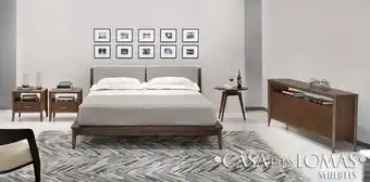 Casa de las Lomas Recámara king size brio nogal oferta