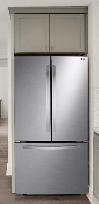 Sodimac Homecenter Refrigerador lg french door 25 pies silver lm65bgsk oferta