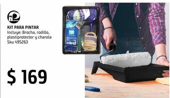 Sodimac Homecenter Kit rodillo y brocha domést 9" 5 pzas oferta
