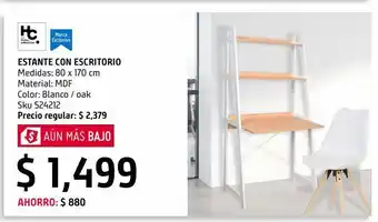 Sodimac Homecenter Estante con escritorio oferta