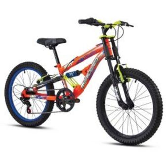Bicicleta para niño mercurio skiller dh r20 naranja - azul - verde 300787