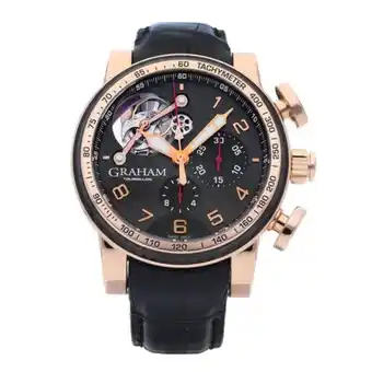 Nacional Monte de Piedad Reloj graham para caballero modelo tourbillon caja en oro rosa 18 kilates. oferta