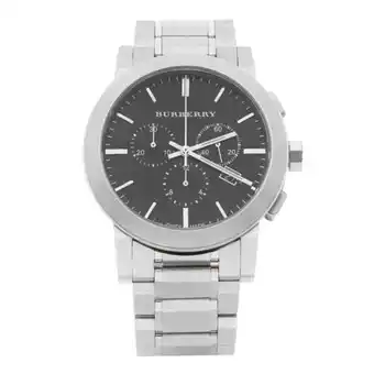 Reloj burberry para caballero en acero inoxidable.