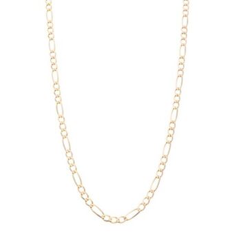 Nacional Monte de Piedad Collar de tres eslabones por uno en oro amarillo 14 kilates. oferta