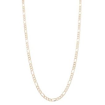 Nacional Monte de Piedad Collar de tres eslabones por uno en oro amarillo 14 kilates. oferta