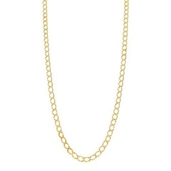 Nacional Monte de Piedad Collar eslabón encontrado en oro amarillo 14 kilates. oferta