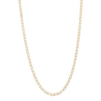 Nacional Monte de Piedad Collar eslabón nudo marino en oro amarillo 14 kilates. oferta
