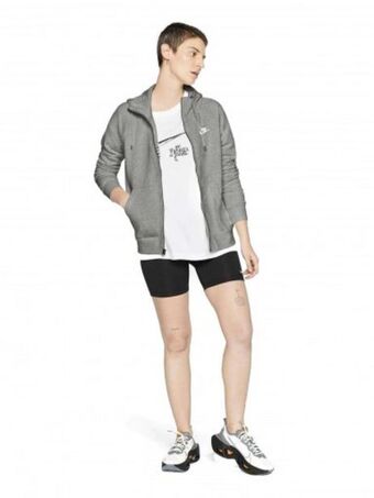 Calzzapato Nike bv4122 063 grey heather/white w nsw hoodie fz flc ch-m-l-xl oferta
