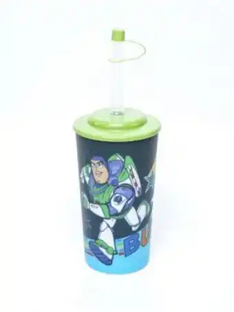 Modatelas Vaso lenticular con popote disney oferta