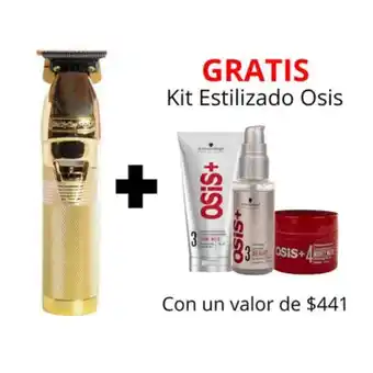 Probell Recortadora babyliss ferrari gold fx fx787ges + kit osis oferta
