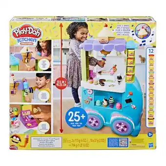 Play doh kitchen creations - carrito de helados f1039
