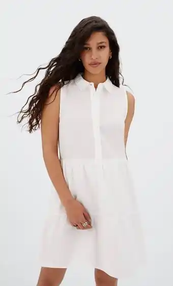 Stradivarius Vestido corto camisero oferta