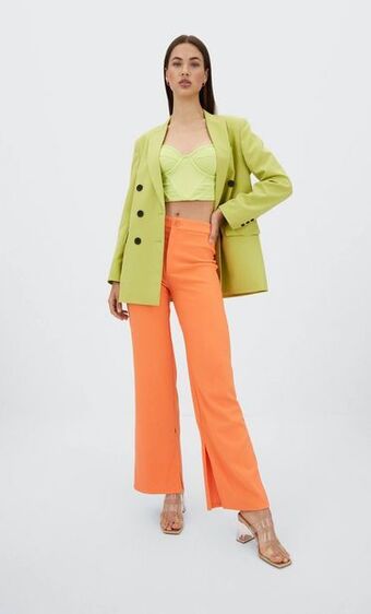 Stradivarius Pantalón abertura bajo oferta