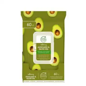 Toallas faciales avocado olive oil softening protect, petal fresh 60 pzas