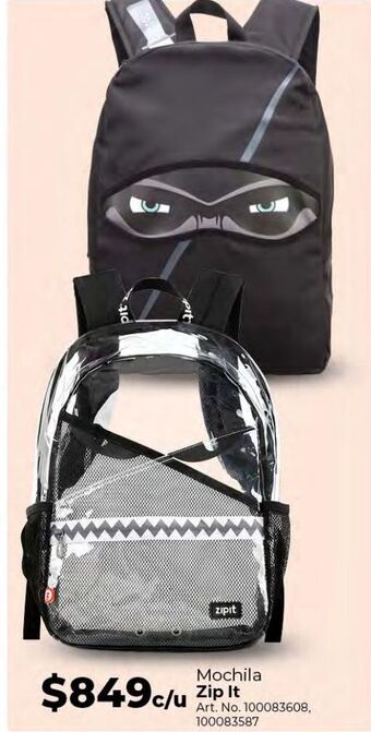 Mochila zip it
