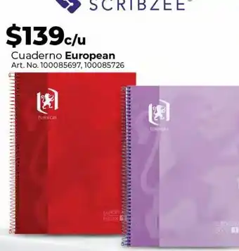 Cuadernos european