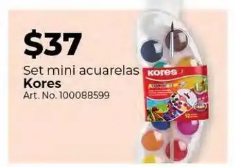 Set mini acuarelas kores