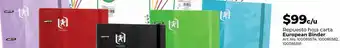 Repuesto hoja carta european binder