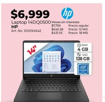 Office Depot Laptop hp oferta