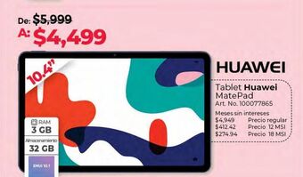 Tablet huawei