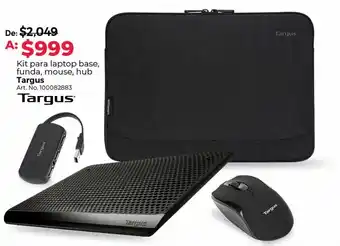 Office Depot Set para laptop base, funda, mouse, hub targus oferta