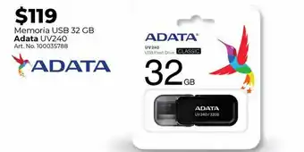 Memoria usb 32gb adata