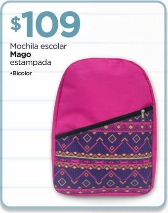 Mochila escolar mago