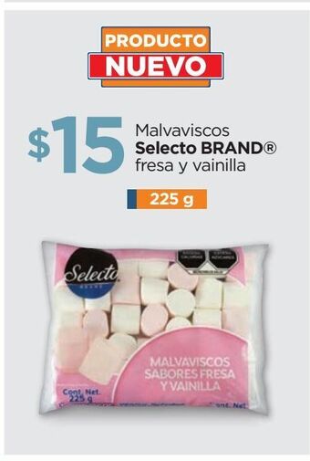 Chedraui Malvaviscos selecto brand 225g oferta