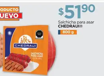 Salchicha para asar chedraui 800g