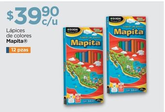 Lápices de colores mapita 12 pzas