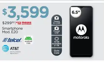Smartphone motorola 6,5"