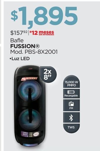 Chedraui Bafle fussion oferta