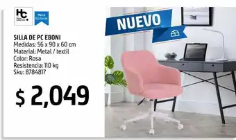 Sodimac Homecenter Silla pc eboni rosa oferta