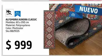 Alfombra aurora classic 60 x 200 cm
