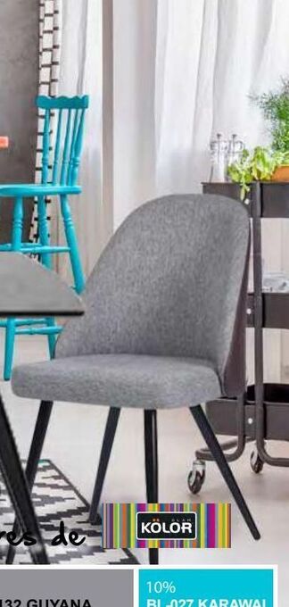 Sodimac Homecenter Silla amold gris con café oferta