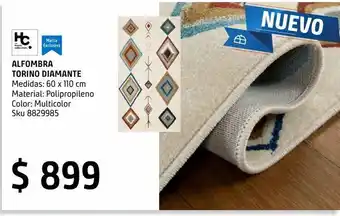 Sodimac Homecenter Alfombra torino diamante 60 x 110 cm oferta