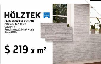 Sodimac Homecenter Muro versano grey 32x57 cm oferta