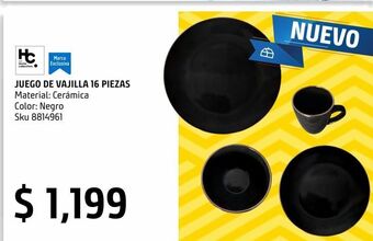 Sodimac Homecenter Juego de vajilla 16 piezas oferta