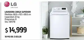 Lavadoras lg