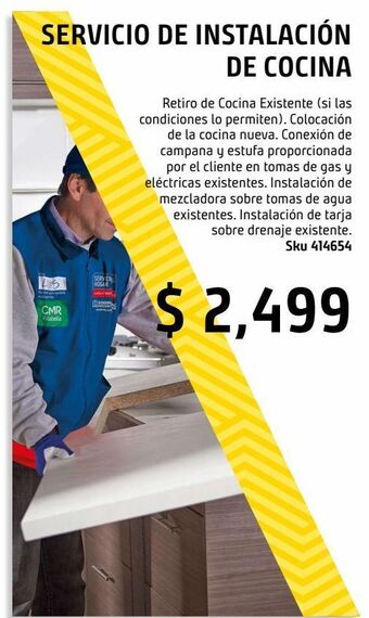 Servicio de instalación de cocina