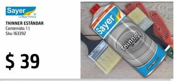 Sodimac Homecenter Thinner estándar 1 l oferta