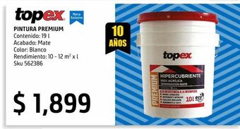 Sodimac Homecenter Pintura premium 19 l blanco oferta
