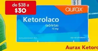 Farmacia San Pablo Ketorolaco 10mg 20 tabs oferta