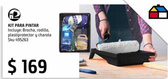 Sodimac Homecenter Kit rodillo y brocha domést 9" 5 pzas oferta