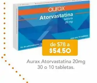 Farmacia San Pablo Atorvastatina 20 mg cronix 10 tabletas oferta