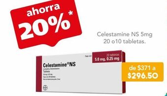 Farmacia San Pablo Celestamine ns 20 tableta caja oferta
