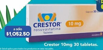Crestor 30 tableta caja