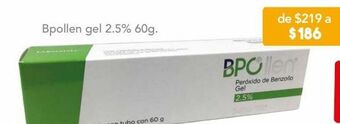 Farmacia San Pablo Bpollen 60 g gel tubo peróxido de benzoilo 2.5 % oferta