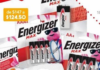 Farmacia San Pablo Energizer pilas max aaa 4 piezas oferta